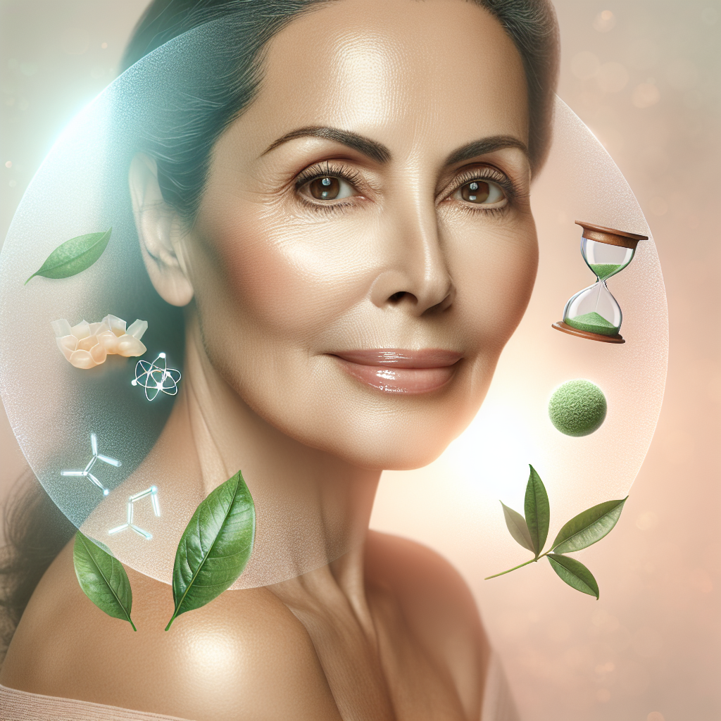 woman with smooth skin, botanicals, formulas hourglass
